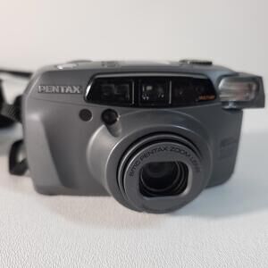 Pentax IQZoom 160 35mm Point & Shoot Film Camera W/Case Tested